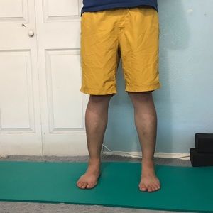 Prana Mojo Yoga Shorts Yellow M